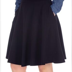 Boden Aline lined Black Women's Skirt size 12